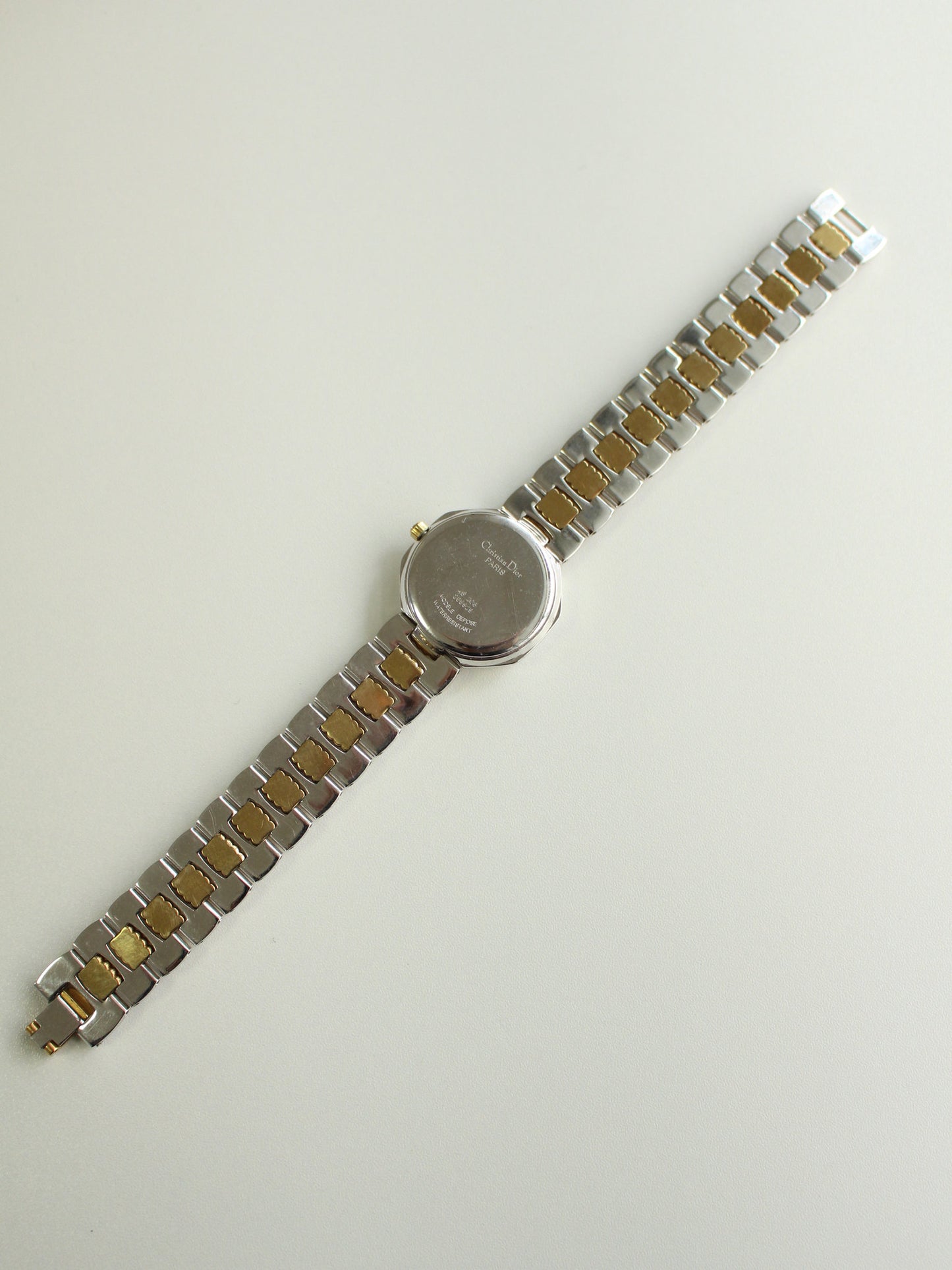 Christian Dior Octagonal Two-Tone Quartz Watch a42