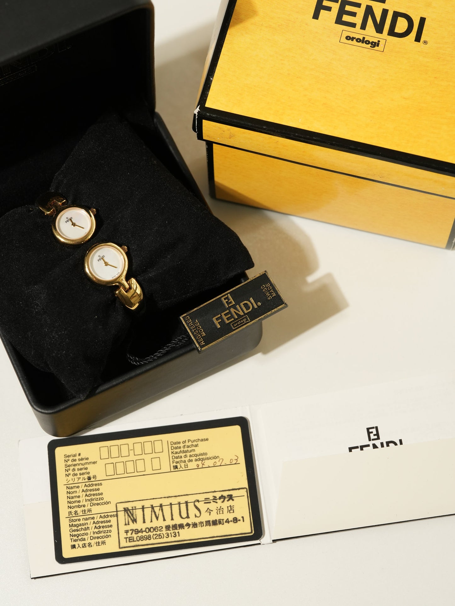 FENDI デュアルタイム フルセット