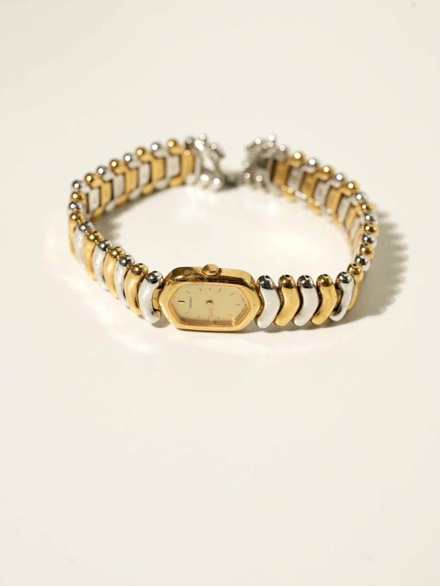 Seiko Curved Link Bicolor Watch