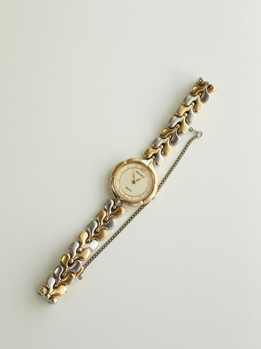 NINA RICCI Two-Tone Bracelet Quartz Watch
 a35