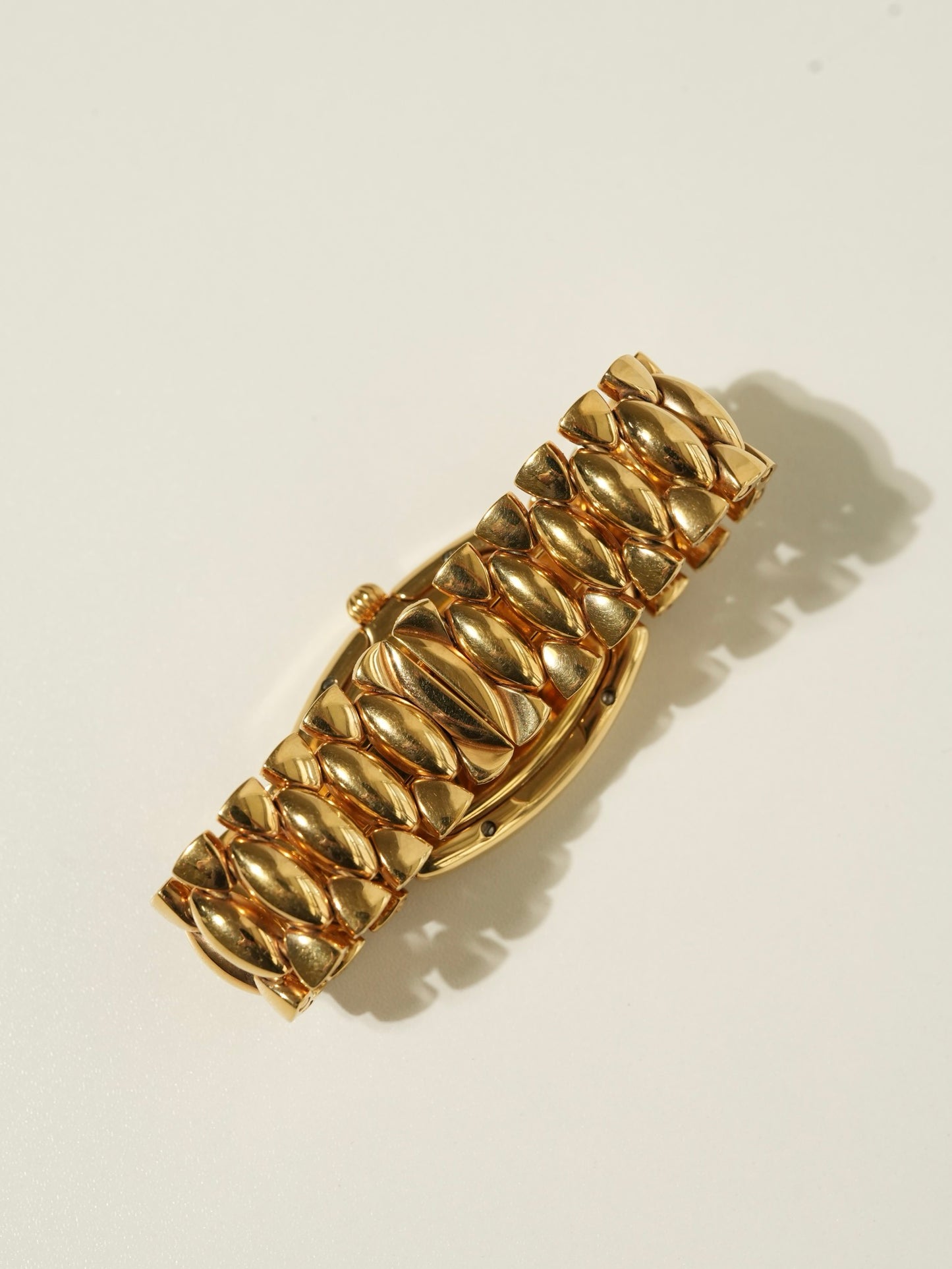 Lanvin Gold Tonneau Bracelet Watch made in France