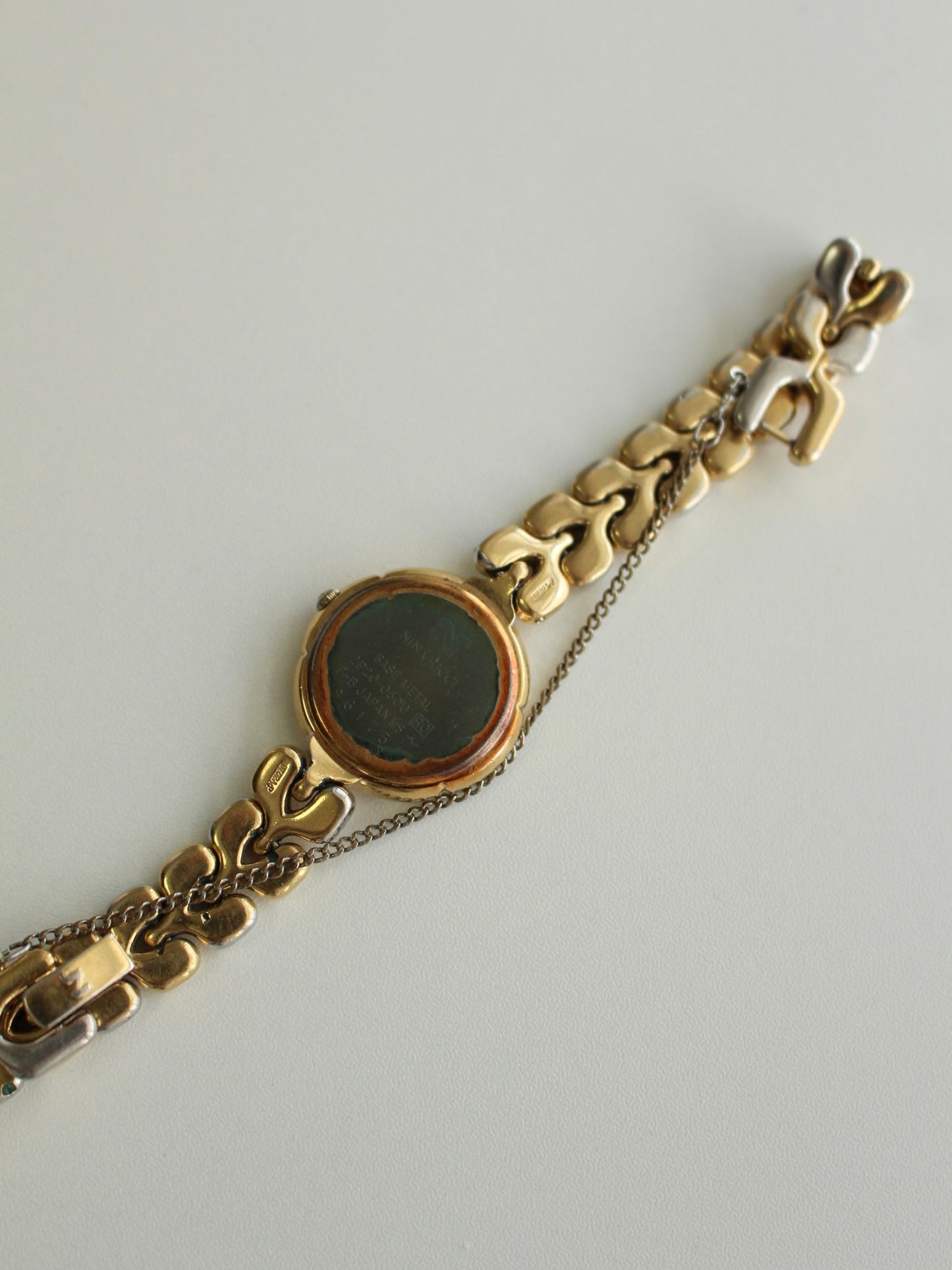 NINA RICCI Two-Tone Bracelet Quartz Watch
 a35