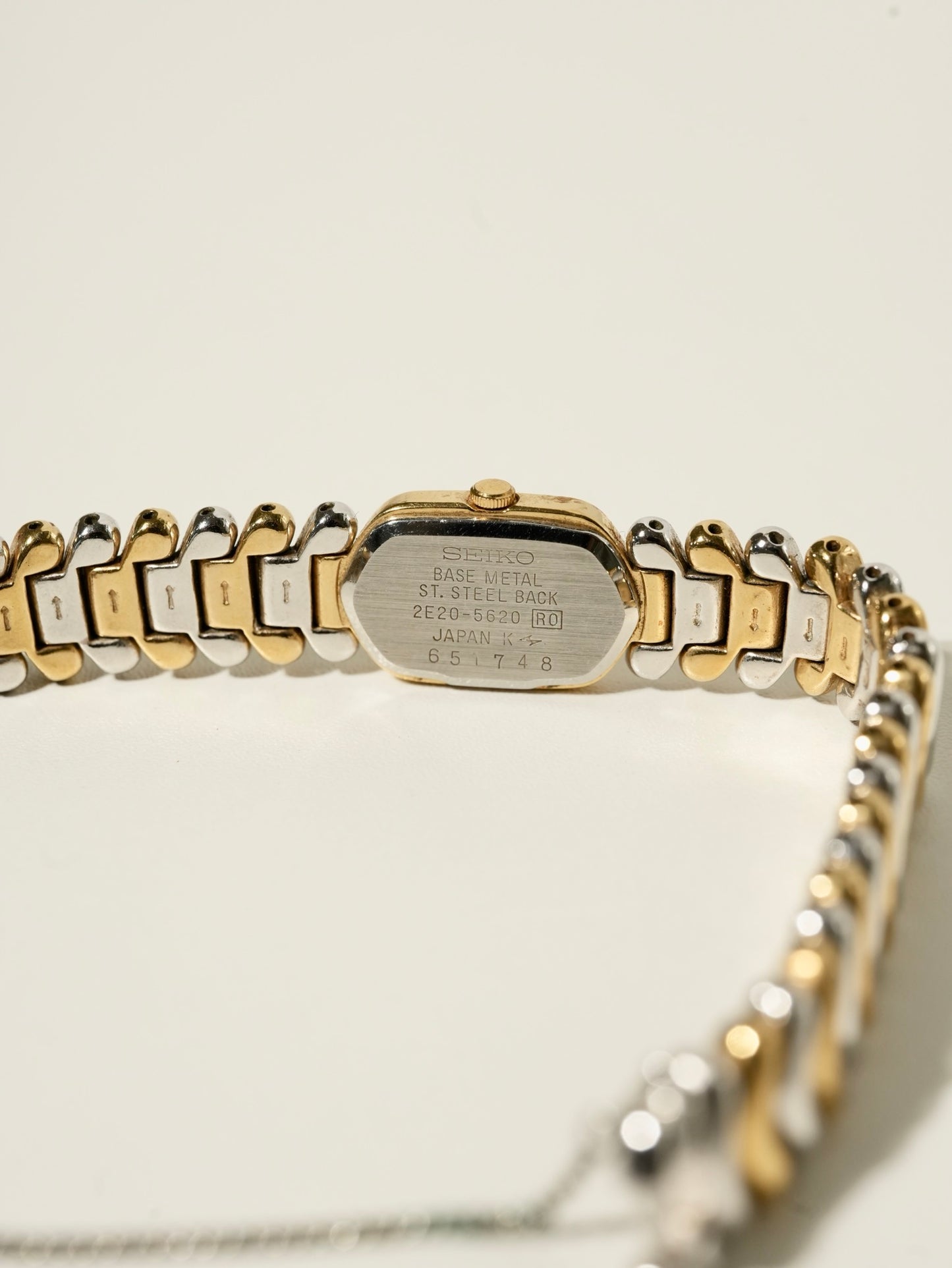 Seiko Curved Link Bicolor Watch
