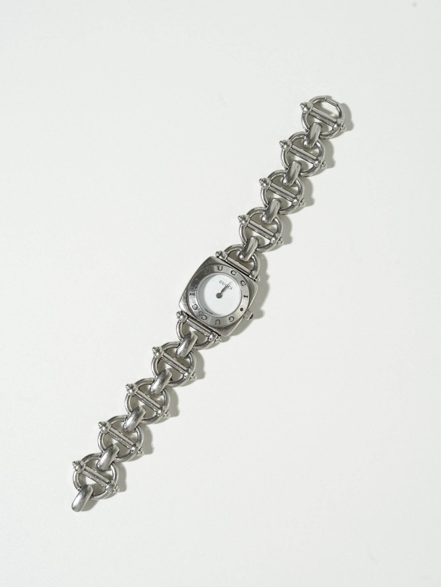 Gucci Vintage Chain Link Silver Watch