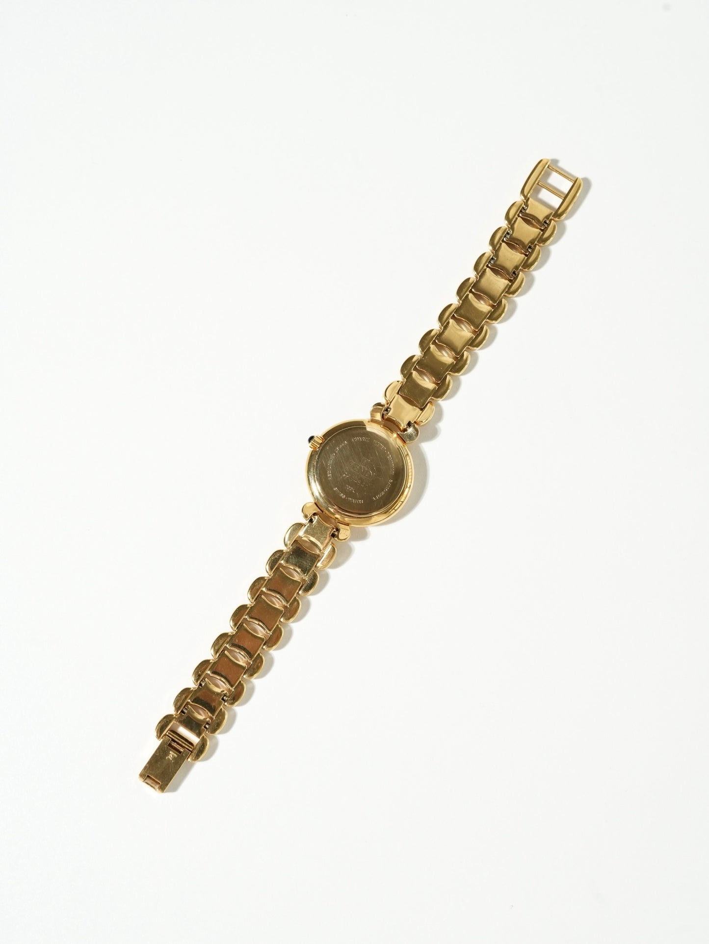 Fendi Green Shell Dial Gold Watch