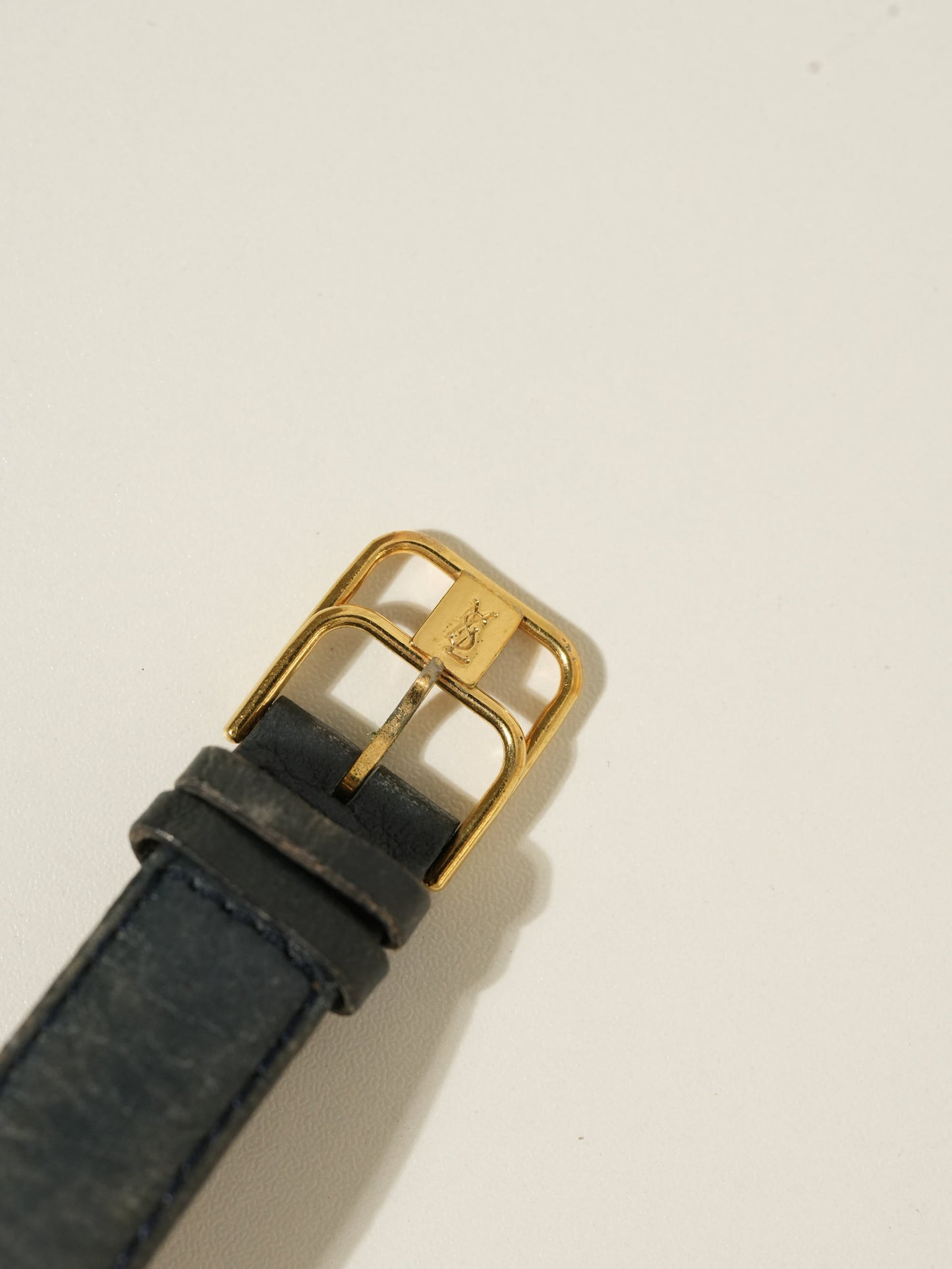 Yves Saint Laurent Vintage Square Watch – Gold Case / Minimal Dial