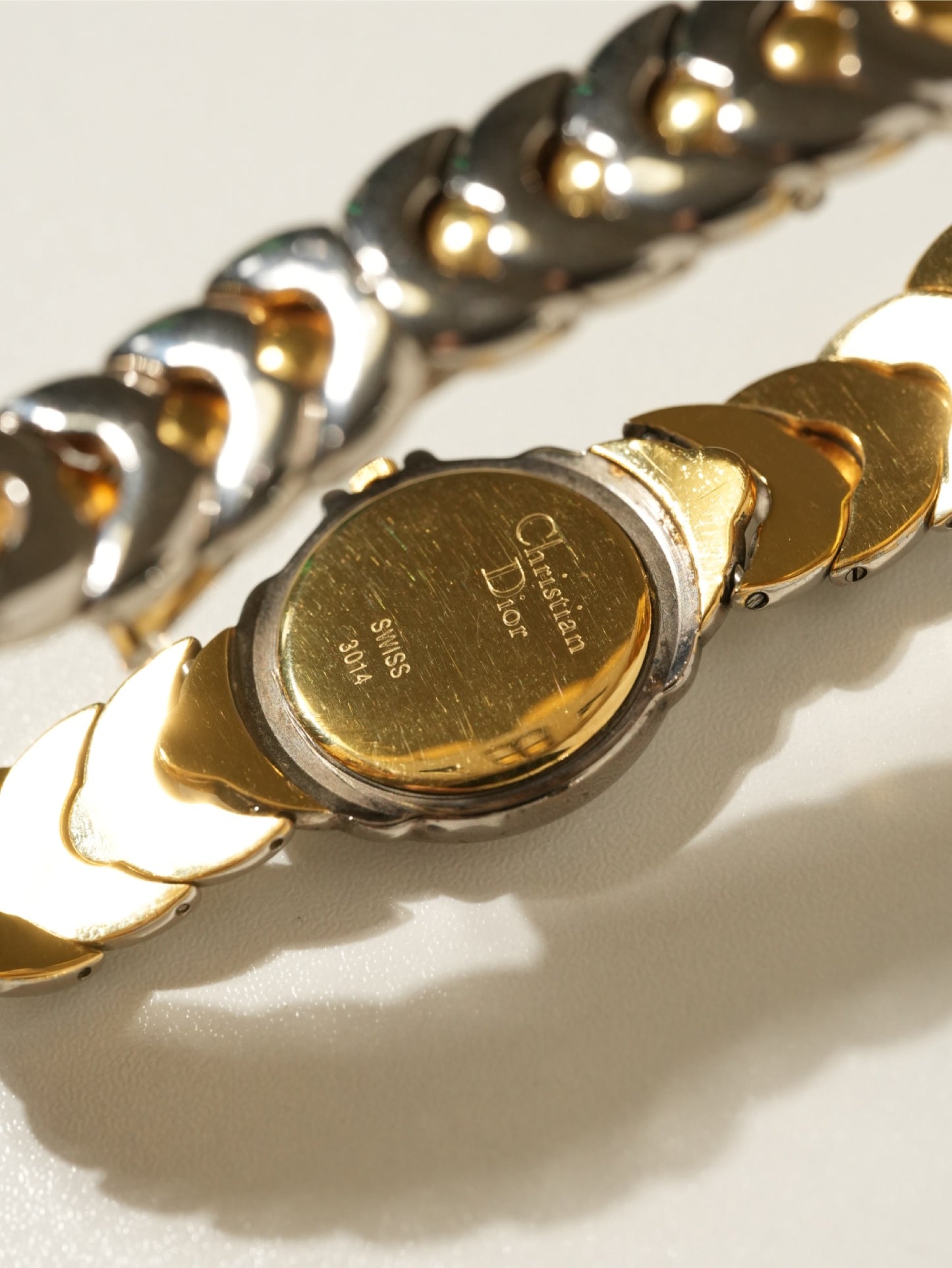 Christian Dior Mixed Metal Bracelet Watch