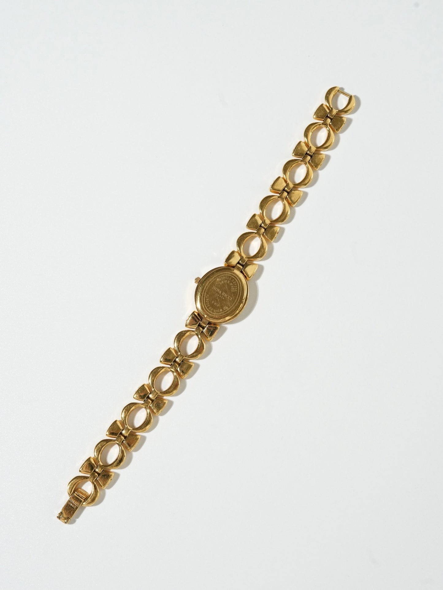 Nina Ricci Ribbon Oval Shell Bracelet Watch