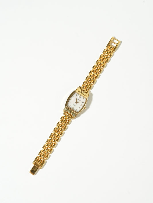 Nina Ricci Vintage Ribbon Shell Dial Watch