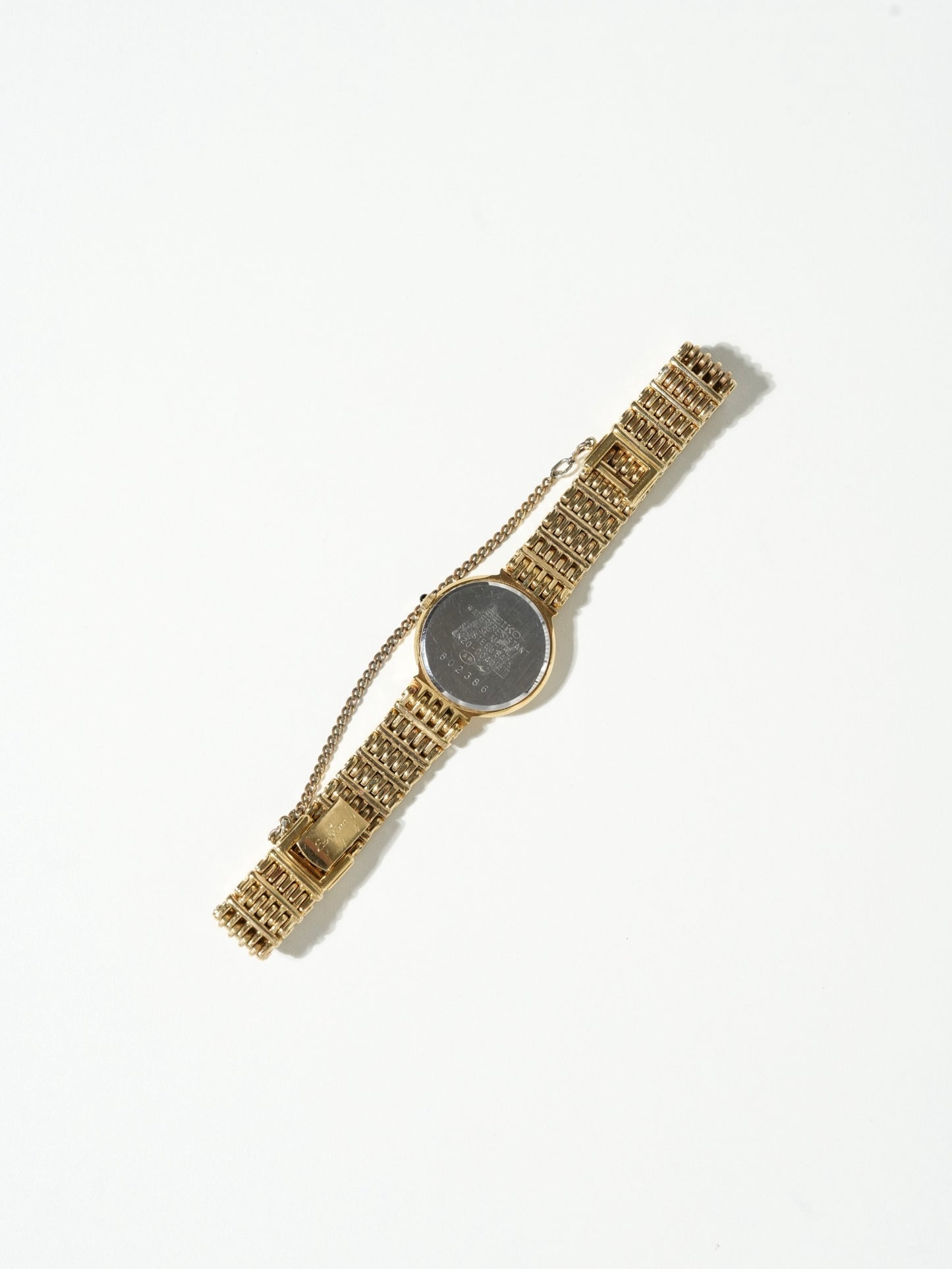 Vintage Seiko Gold Bracelet Watch – Aventurine-Style Dial